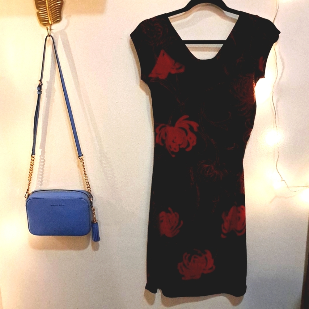 Ricki's Red/Black Floral Dress
